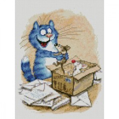 Алмазная мозаика "Интересная посылочка"