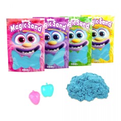 Кінетичний пісок "Magic sand" в пакеті, блакитний, 0,200 кг