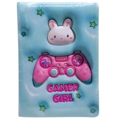 Блокнот 3D Зайка, формат а5 (МЯТНЫЙ)