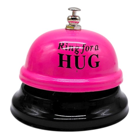 Колокольчик настольный HUG (РОЗОВЫЙ)