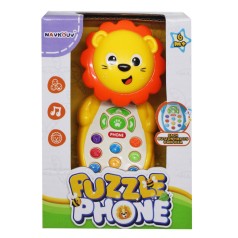 Интерактивная игрушка "Puzzle phone: Львенок"