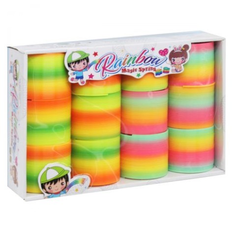 Игровая пружинка "Радуга", 12 штук