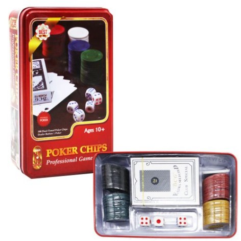 Набір для покеру "Poker Chips Professional Game", червоний