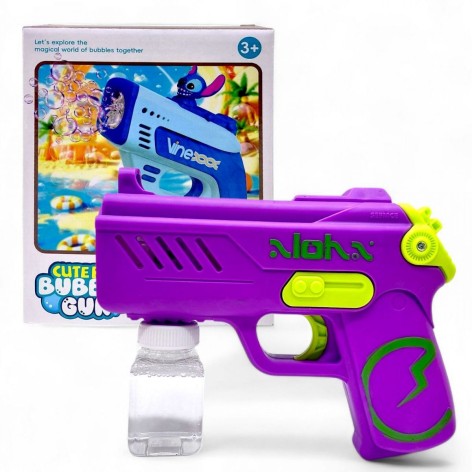 Мыльные пузыри (пистолет с запаской) коробка 17,5*5*14 см