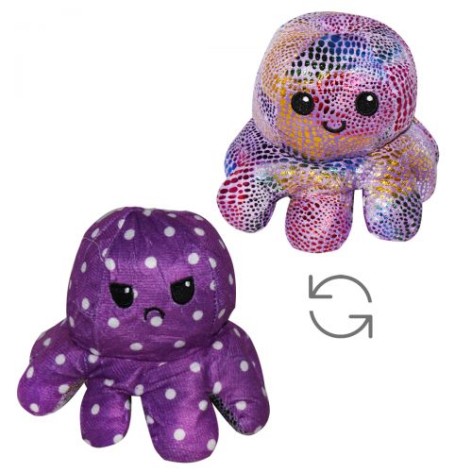 Игрушка-перевёртыш "Mood octopus", фиолетовый