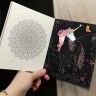 Блокнот-гравюра "Фея/Единорог" (10 черных листов А4, 2 листа раскраска, стилус)