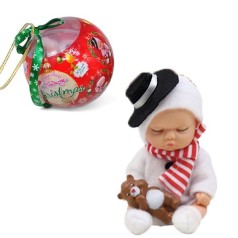 Пупс Сніговик у кулі