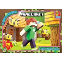 Пазли ТМ "G-Toys" із серії  "Minecraft" (Майнкрафт), 70 ел.