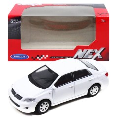 Машина металл 1:43 TOYOTA COROLLA белая