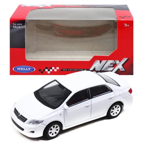Машина металл 1:43 TOYOTA COROLLA белая
