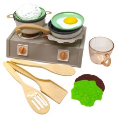 Посуд арт. ABS676-68AB  плита, продукти у короб.19*15*14 см  ЯЄЧНЯ