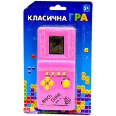 Электронная игра "Тетрис" 6,5*2*14,5 см (Розовый)