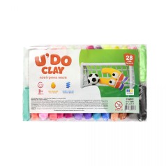 Набор для творчества "UʼDO Clay" 28 шт, брикет 6 г (укр)