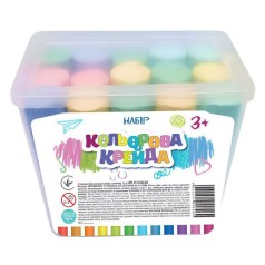 Набір кольорової крейди у контейнері, 15 шт. (FCJ1284362)