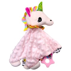 ПОГРЕМУШКА МЯГКАЯ (РОЗОВЫЙ ЕДИНОРОГ)