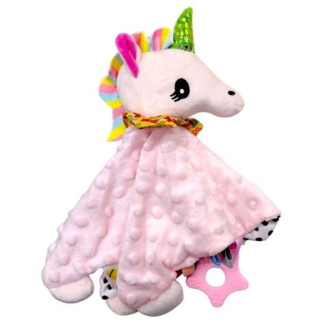 ПОГРЕМУШКА МЯГКАЯ (РОЗОВЫЙ ЕДИНОРОГ)