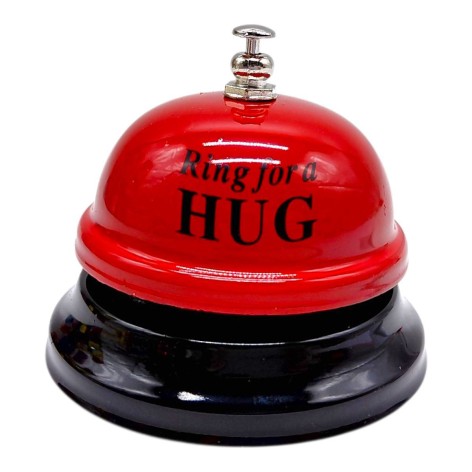 Колокольчик настольный HUG (КРАСНЫЙ)