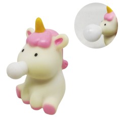 Игрушка-антистресс "Единорожка с жвачкой", белый