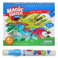 Раскраска с водным маркером "Magic water book: Зверушки"