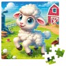 Пазлы "De.tail. Ловкая овечка" 64 деталей
