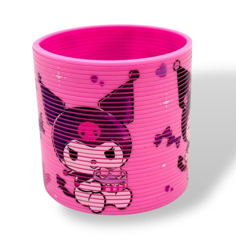 Веселая пружина "Kuromi" (розовая)