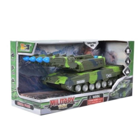 Танк ст. HS8012B батарейка. свет, короб. 31*13,5*15,5см