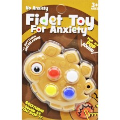 Игрушка-антистресс "Fidget Toy: Динозаврик", розовый (вид 1)