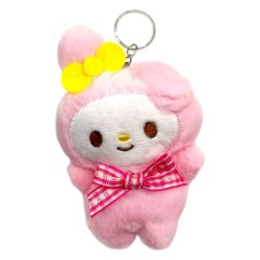Мягкая игрушка-брелок "АНИМЕ. САНРИО - МАЙ МЕЛОДИ" (РОЗОВЫЙ)