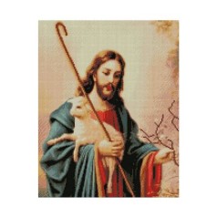 Алмазная мозаика "Добрый пастырь" 40х50 см