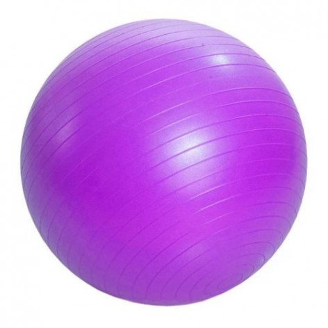 Мяч резиновый для фитнеса , 55 см (фиолетовый )