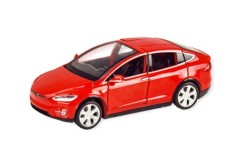 Машинка "Tesla Model X" из серии "Автопром" (красная)