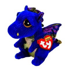 Детская игрушка мягкая "Beanie Boo's. Дракон SAFFIRE" 25 см