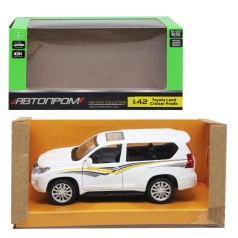 Машинка металлическая "АВТОПРОМ: Land Cruiser Prado", белая