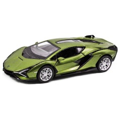 Машинка металлическая "Lamborghini Sian FKP 37", зеленый