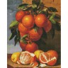 Алмазная мозаика "Апельсины и лимоны" 40х50см