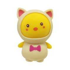 Игрушка-антистресс "Котик в костюме", кремовый