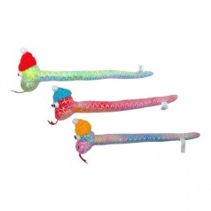 М`яка іграшка Змія, гнучка, 28 см, мікс