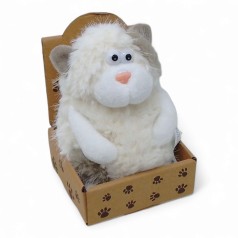 М'яка іграшка Кіт білий 13 см