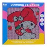 Алмазна мозаїка аніме My Melody, клей, стилус, розмір 17.3×17.3 см, з рамкою, в коробці