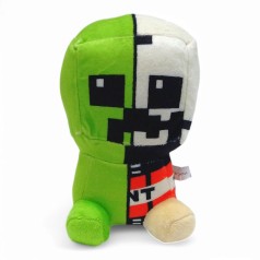 Мʼяка іграшка Minecraft "Кріпер з TNT"