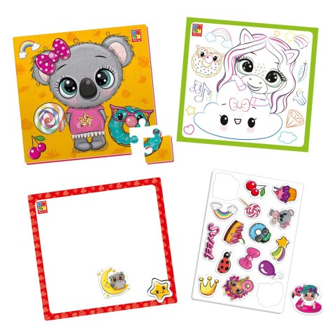 Набор для творчества "4в1. Пушистики и сладости" укр