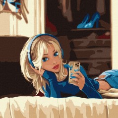 Картина по номерам "Любимое селфи" ★★★
