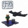 Магнитный набор Minecraft– основа, куб-блок, фигурка, моб, оружие