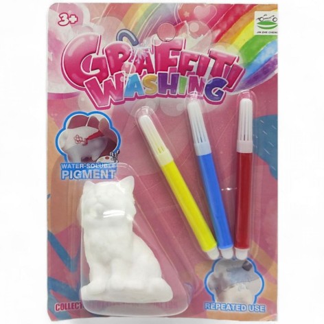 Игрушка (набор для рисования) "Котик" вид 3