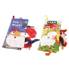 Книжка-игрушка "Cloth Book" (англ)