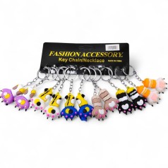 Брелки "Лапки" резиновые, 11 см (12 штук)