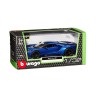 Автомодель - FORD GT (голубой металлик, серебристый металлик, 1:32)