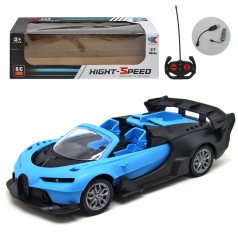Машинка на радиоуправлении "Bugatti" (синяя)