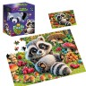 Пазлы с мягкой игрушкой "De.tail. Енотик" 260 деталей