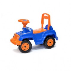 Машинка каталка 4 х 4 (сине-оранжевая)